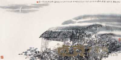 王明明 1994年作 白居易诗意图 镜心 68.5×137cm